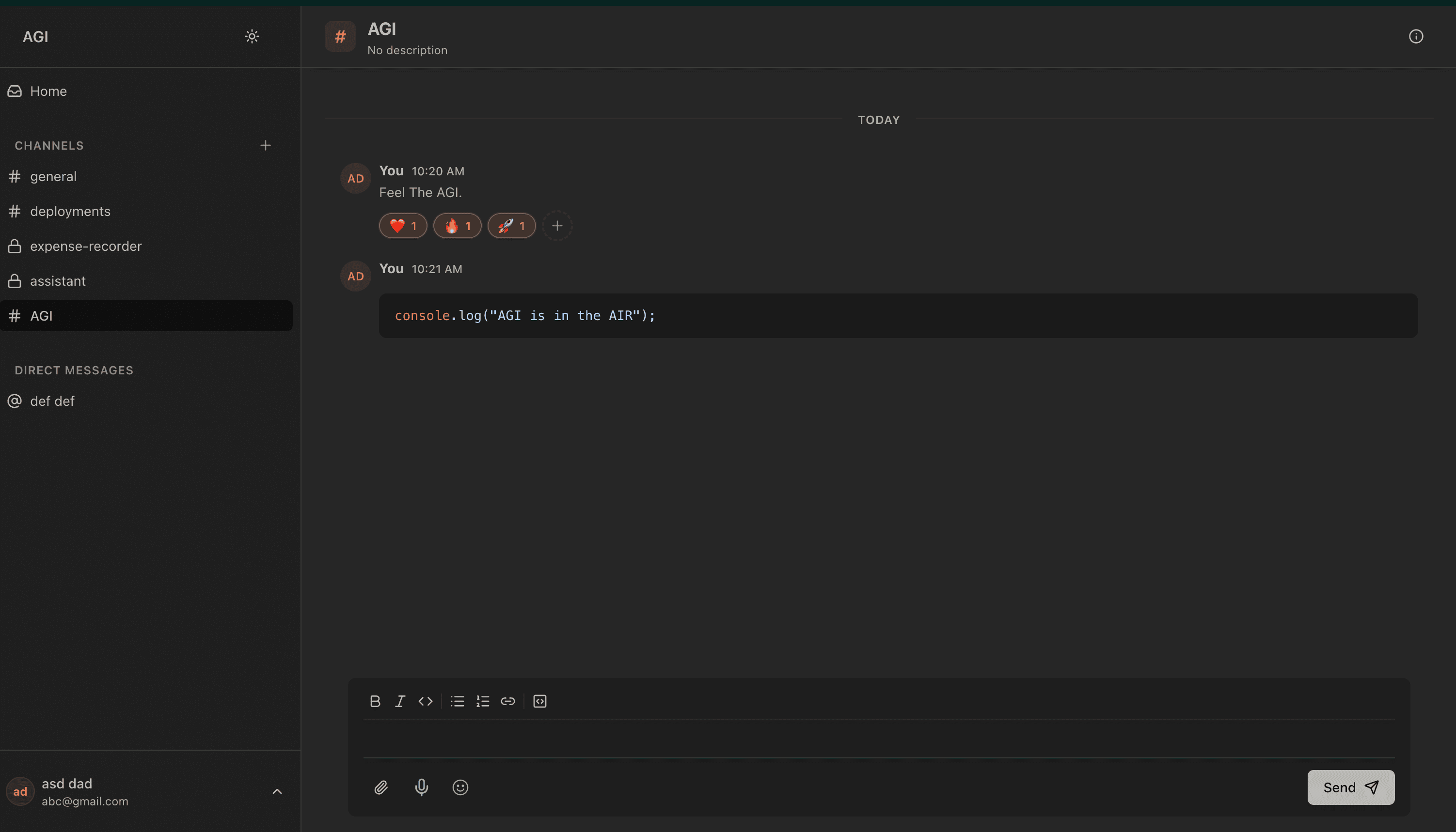 Flyntly AGI Interface